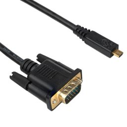 Raspberry Pi Micro-HDMI to VGA Converter Cable 1m Micro-HDMI to VGA Cable For Raspberry Pi 5 And 4 Model B High-Quality Micro-HDMI to VGA Cable Easily Display Raspberry Pi Output on VGA Connections Monitor - RS8380Raspberry Pi Micro-HDMI to VGA Converter Cable 1m Micro-HDMI to VGA Cable For Raspberry Pi 5 And 4 Model B High-Quality Micro-HDMI to VGA Cable Easily Display Raspberry Pi Output on VGA Connections Monitor - RS8380 image 1