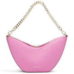 Mai Soli Pink Leather Genuine Full Grain Leather Textured Shoulder-image-88