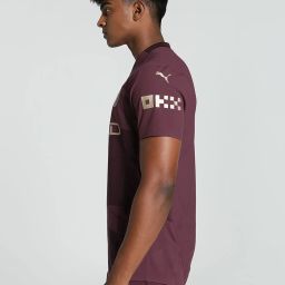 Puma Red Regular Fit Printed Jersey image 3