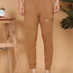 Sweet Dreams Toast Brown Regular Fit Nightwear Joggers-image-86
