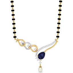 PC Jeweller Nirjala 18k Gold Mangalsutra Pendant-picture-8