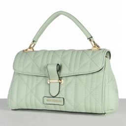Van Heusen Green Textured Medium Handbag image 2