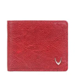 Hidesign Red Solid Wallets for Men-image-79