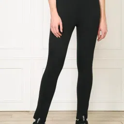 Van Heusen Black Mid Rise Tights-image-51