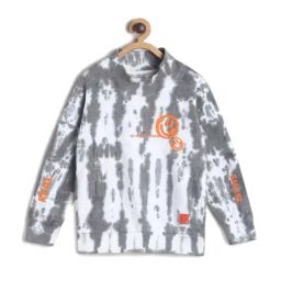 Tales & Stories Kids White & Grey Printed Full Sleeves Sweatshirt-picture-31