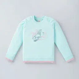 Ed-a-Mamma Kids Blue Cotton Printed Full Sleeves Sweatshirt-image-78