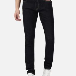 Passion Dark Blue Slim Fit Lightly Washed Jeans-image-19