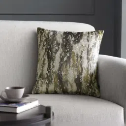 GM Rain Forest Abstract Olive Cushion Cover-image-47