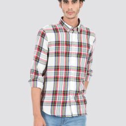 London Fog Multi Regular Fit Checks Shirt-image-14