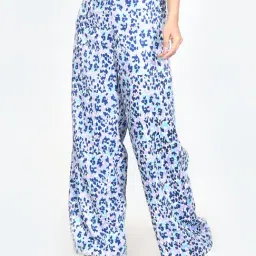 Zink London Multicolor Printed Regular Fit High Rise Trousers-24