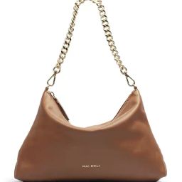 Mai Soli Hazelnut Kim Genuine Full Grain Leather Shoulder-10