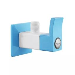 TRIJAL Spark Plus Angle Cock with Flange White, Blue 15 mm Thread & 20 mm Spindle, SRP-102 (Pack of 24)-image-51