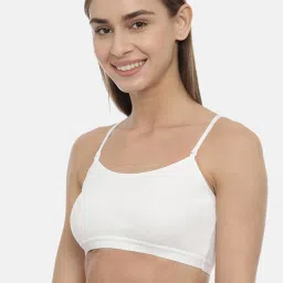 BLOSSOM White Full Coverage Beginners Bra image 3