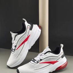 Campus Men's AIR CAPSULE PRO White & Black Running Shoes-image-25