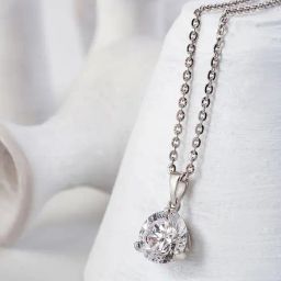 Silberry 92.5 Sterling Silver Solitaire Dream 10 mm Pendant-image-39
