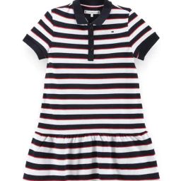 Tommy Hilfiger Blue & White Regular Fit Dress-image-26