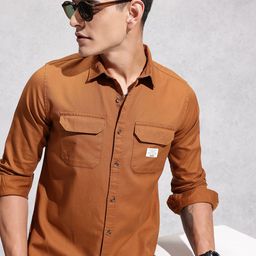 WROGN Pure Cotton Casual Shirt-image-88
