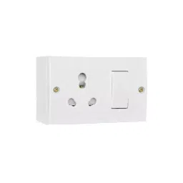 Anchor Penta Ivory S.S. Combined With Jb Box With 2 Fixing Holes 50967 (240V)-picture-48