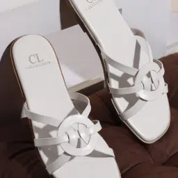 Carlton London Women's White Casual Sandals-picture-11