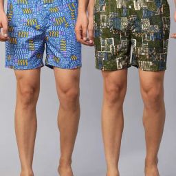 Urban Scottish Multicolored Regular Fit Printed Boxers - Pack Of 2-picture-8