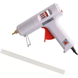 CRAFTYGUN 150 W Trigger Feed Hot Melt Glue Gun White with 1 Stick, FD-150 W-picture-45