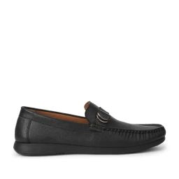 Bata Men's Black Loafers-image-43