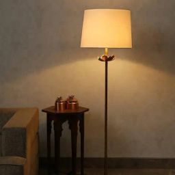 Home4U Canva Gold Aluminium Floor Lamp-image-27