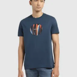 Levi's Blue Cotton Slim Fit Printed T-Shirt-picture-39