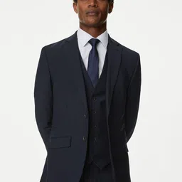 Marks & Spencer Tailored-Fit Notched Lapel Formal Single-Breasted Blazers-image-23