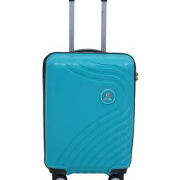 Swiss Military Teal Textured Small Hard Sided Cabin Trolley-image-81
