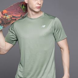 New Balance Moisture Wicking Olivelea (Olf) NB Dry Athletic Sustainable T-shirt-image-28
