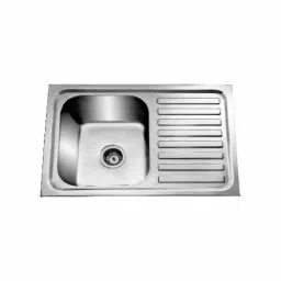 Jayna Signature Collection Jupiter 42x20 inch Matt Finish Stainless Steel Single Bowl Kitchen Sink with Drain Board, SBSD 06-image-24