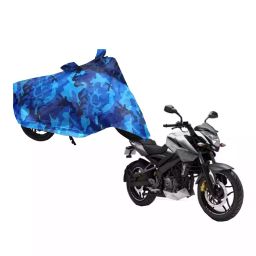 Auto Pearl Waterproof Two Wheeler Cover For Bajaj Pulsar NS 200 (Blue)-image-43