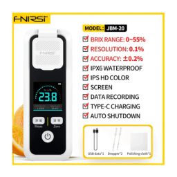 FNIRSI JBM-20Digital Brix Refractometer High-Precision Brix Readings With Automatic Temperature For Sugar Content Measurement- RS8388FNIRSI JBM-20Digital Brix Refractometer High-Precision Brix Readings With Automatic Temperature For Sugar Content Measurement- RS8388 image 3