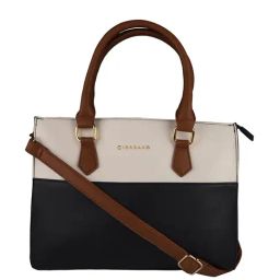 Giordano Navy & Beige Color Block Handbag-image-11