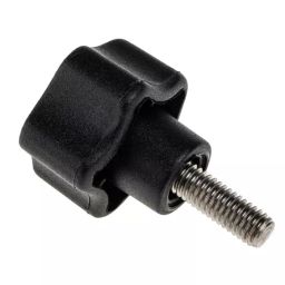 RS PRO Black Multiple Lobes Clamping Knob M6 Threaded Stud, 7027627-image-18