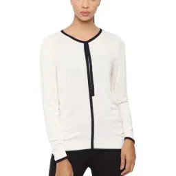 Van Heusen White Regular Fit Sweatshirt-image-95