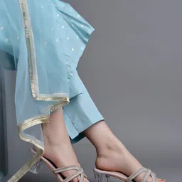 Stylestry Printed Block Sandals with Bows image 2