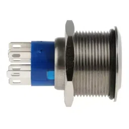 RS PRO Illuminated Push Button Switch Panel Mount 22.2 mm DPDT Red LED 250 V AC, 1759239 image 4