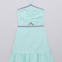 taffykids Girls Halter Neck Fit & Flare Dress-image-21