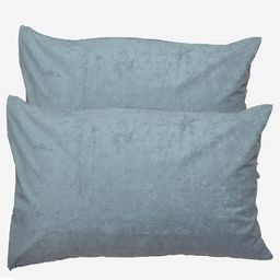 Trance Home Linen Medium Size Waterproof Pillow Protector Pack of 2 - Grey-image-58