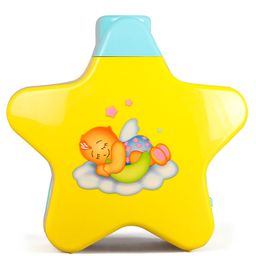 Kiddybuddy Little Angel Mini Music Projector - Yellow & Blue-25