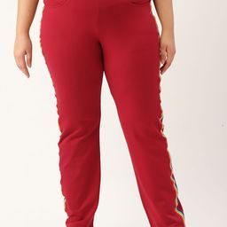 theRebelinme Women Relaxed Straight Fit High-Rise Easy Wash Trousers-image-81