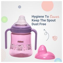 Adore Zippy! The Amazing Soft Silicone Spout Sipper with Twin Handle & Dust Free Hood- 270ml image 4