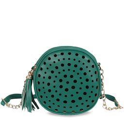 KLEIO  Cut Out Round Cross Body Sling Bag-27
