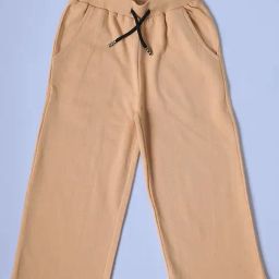 Be Awara Girls Beige Cotton Relaxed Fit Pants-image-84