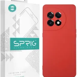 Sprig TPU Matte Back Cover for OnePlus 11R 5G (Red)-image-25