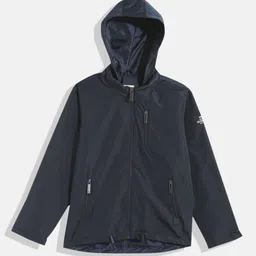 WROGN YOUTH Boys Navy Blue Bomber Jacket-image-52