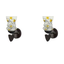 SOMIL Yellow Glass Cylinder Wall Lamps-image-67
