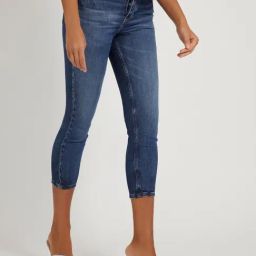 Guess Blue Solid Skinny Fit Bolsena Jeans-image-87